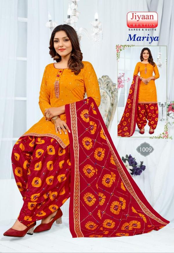 Jiyaan Mariya Cotton Designer Exclusive Dress Material